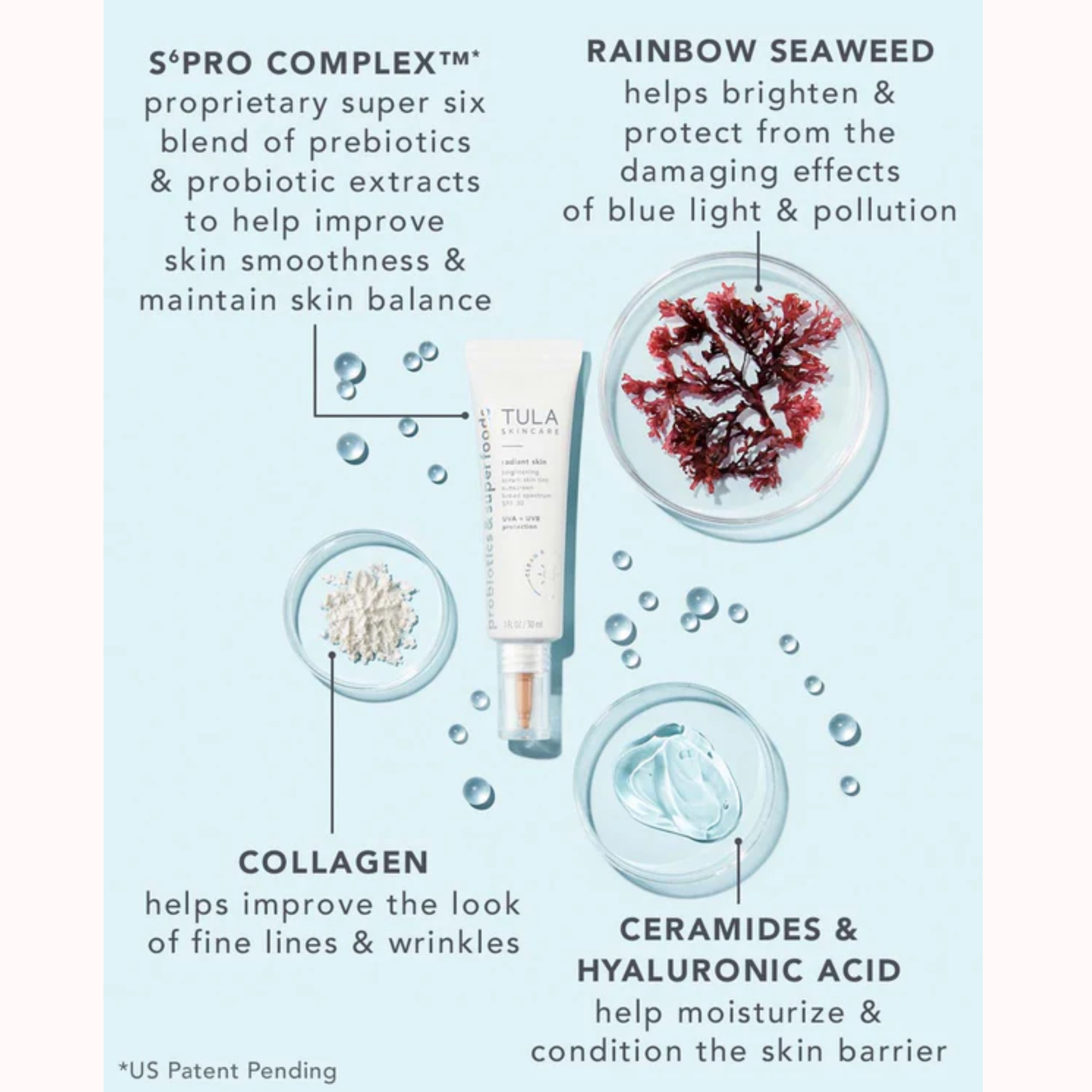 Brightening serum skin tint sunscreen broad spectrum SPF 30