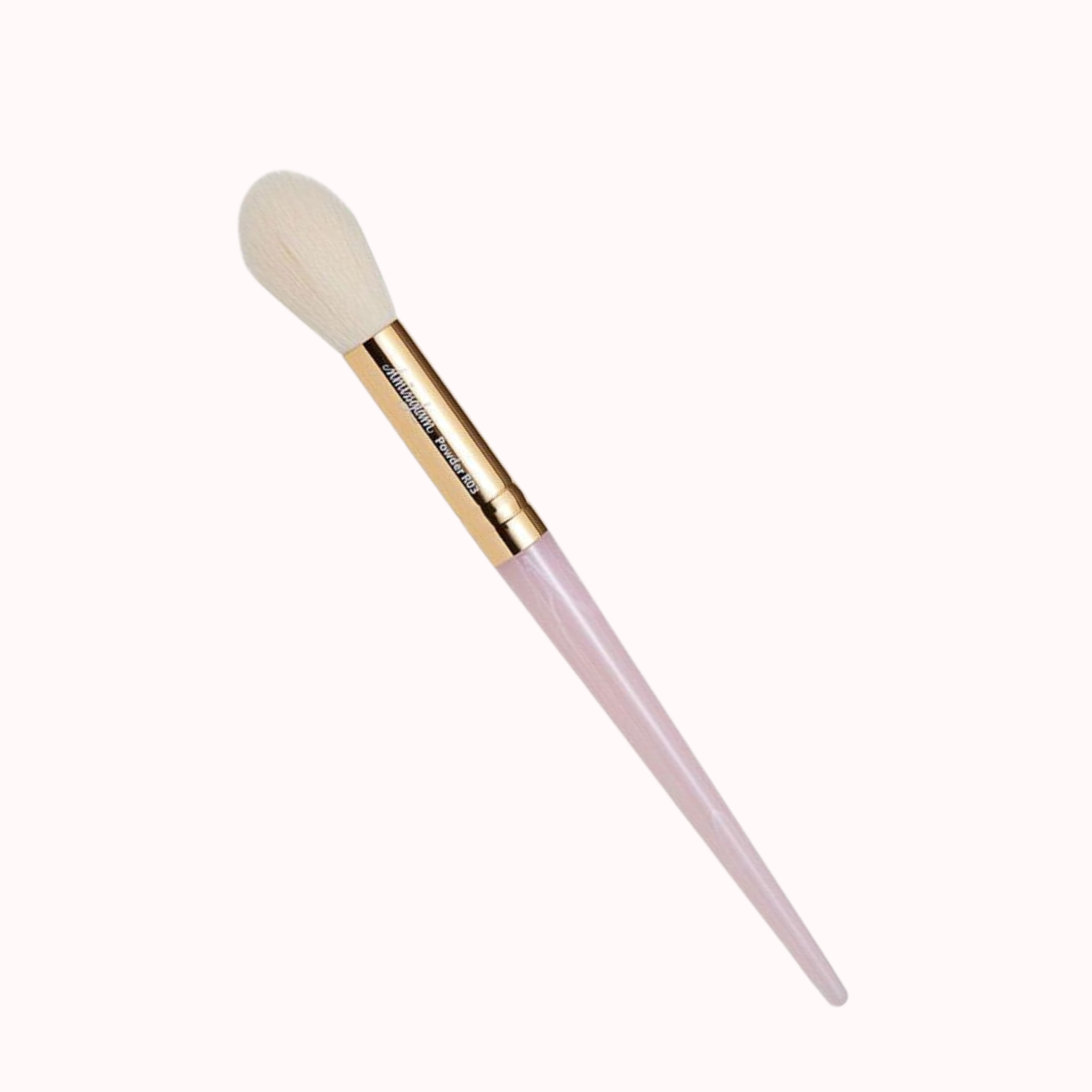 Slmissglam Pink Rose Marble Powder R03 Brush - Brocha Para Polvo