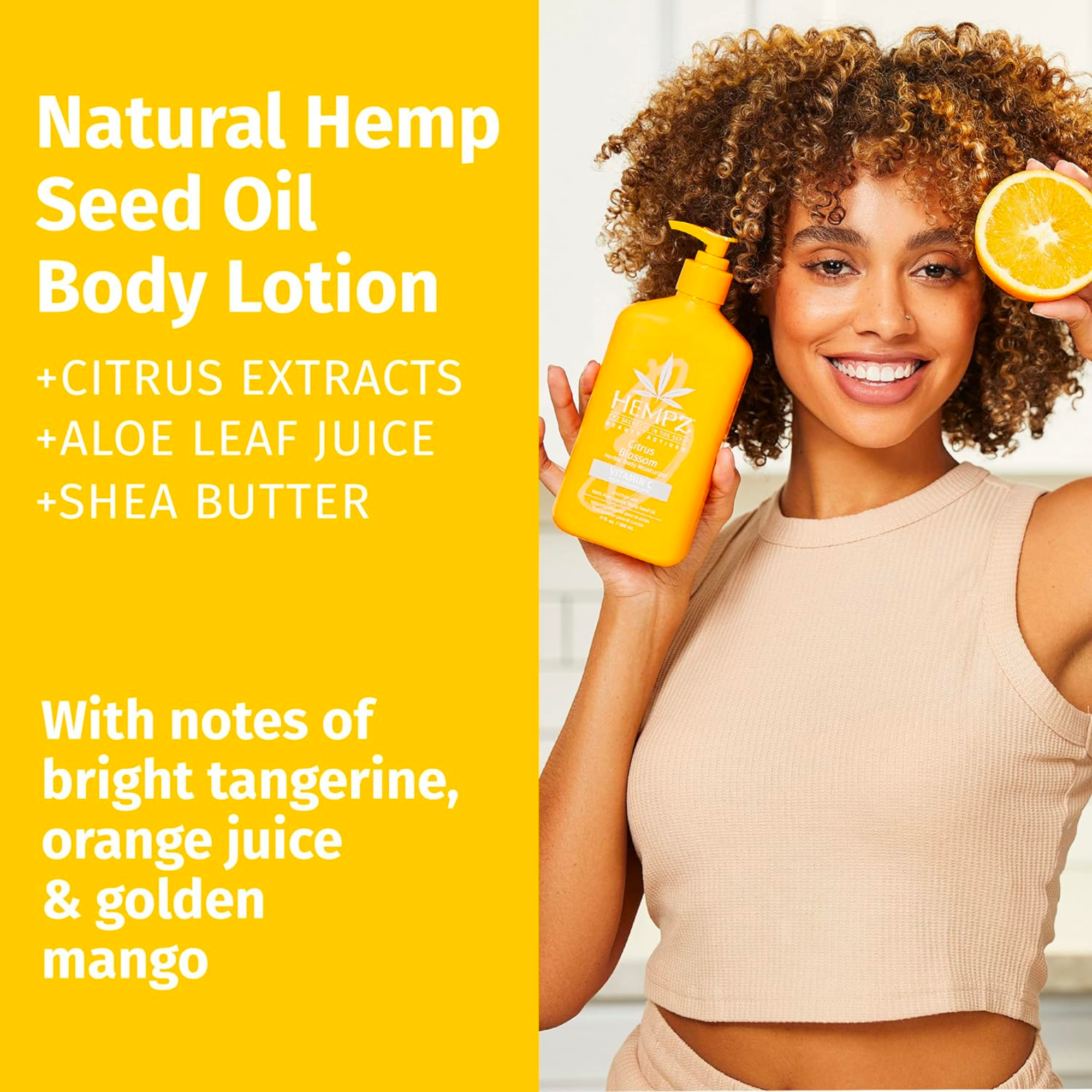 Beauty Actives Citrus Blossom Herbal Body Moisturizer with Brightening Vitamin C