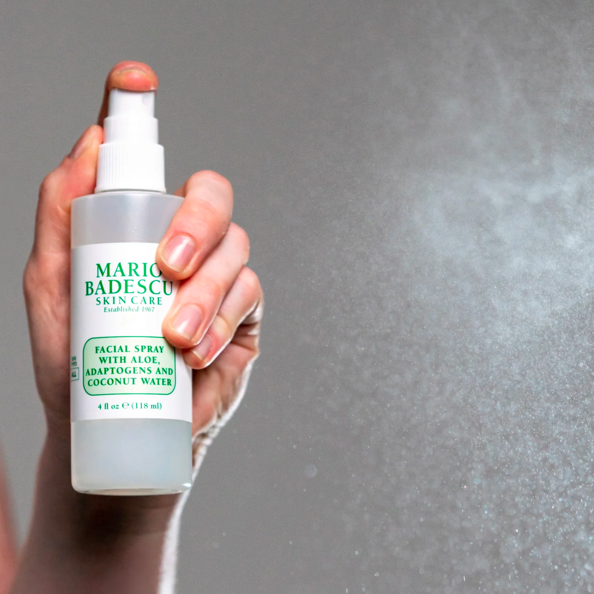 Facial Spray with Aloe, Adaptogens and Coconut Water