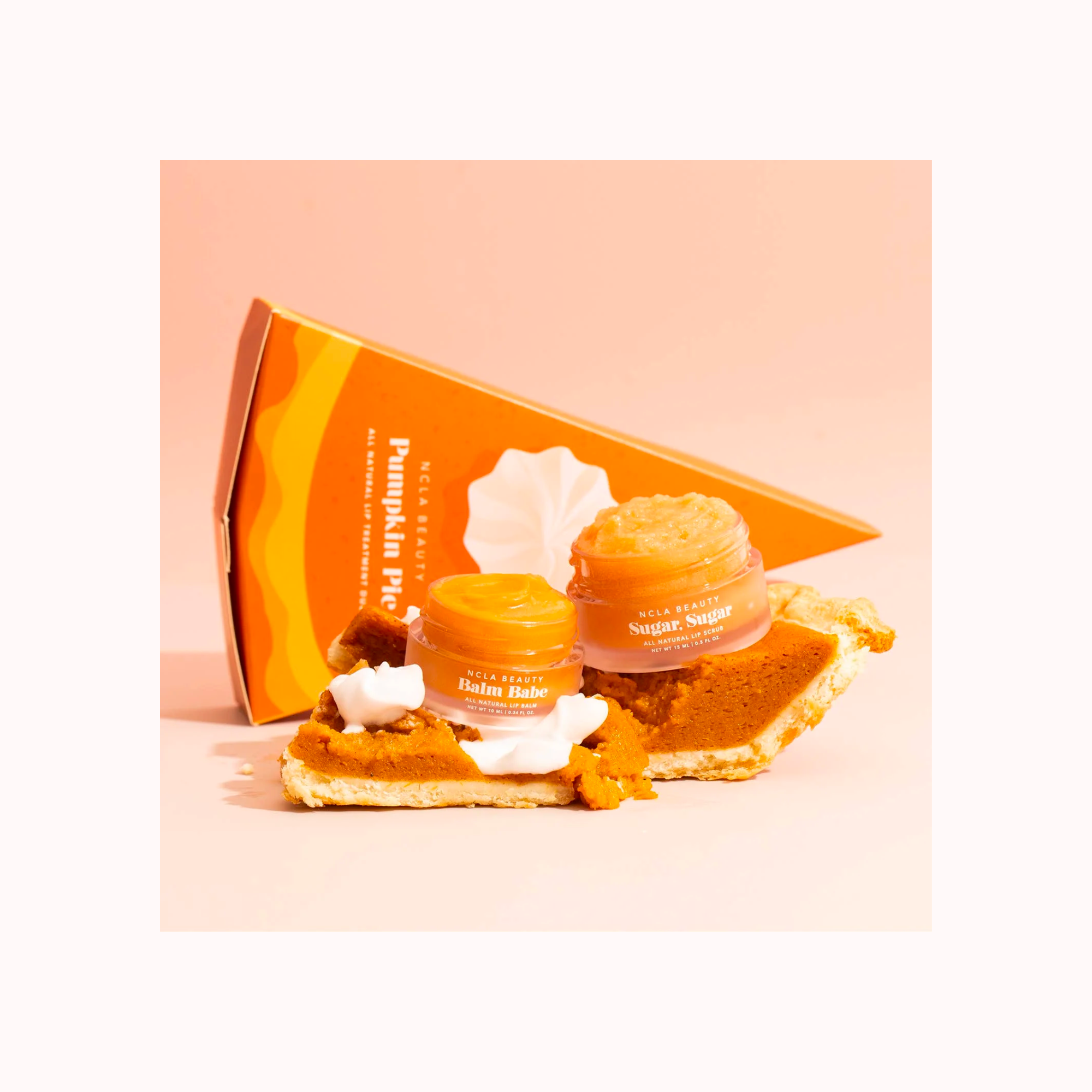 Pumpkin Pie Lip Duo (Lip Scrub + Lip Balm)