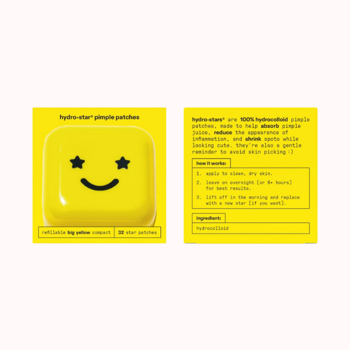 hydro-stars® + big yellow parches hidrocoloides para espinillas
