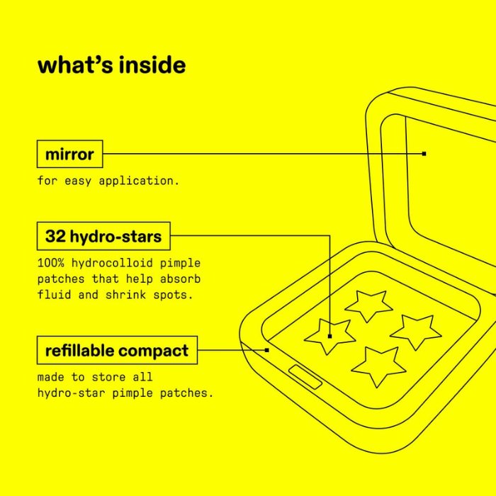 hydro-stars® + big yellow parches hidrocoloides para espinillas