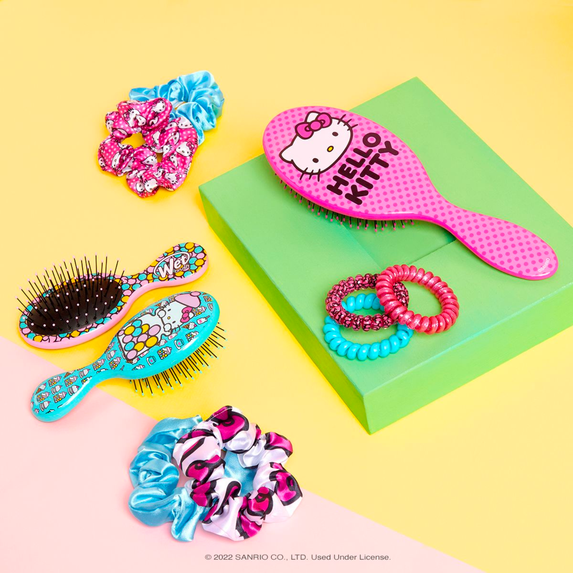 Keroppi Wet Brush Detangling Accessory Bundle