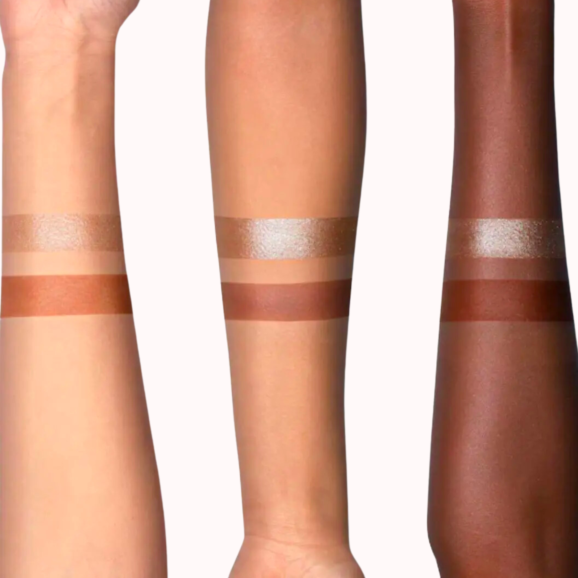 Alloy Cheek Duo in Super Glow + Blush & Bronze Powder