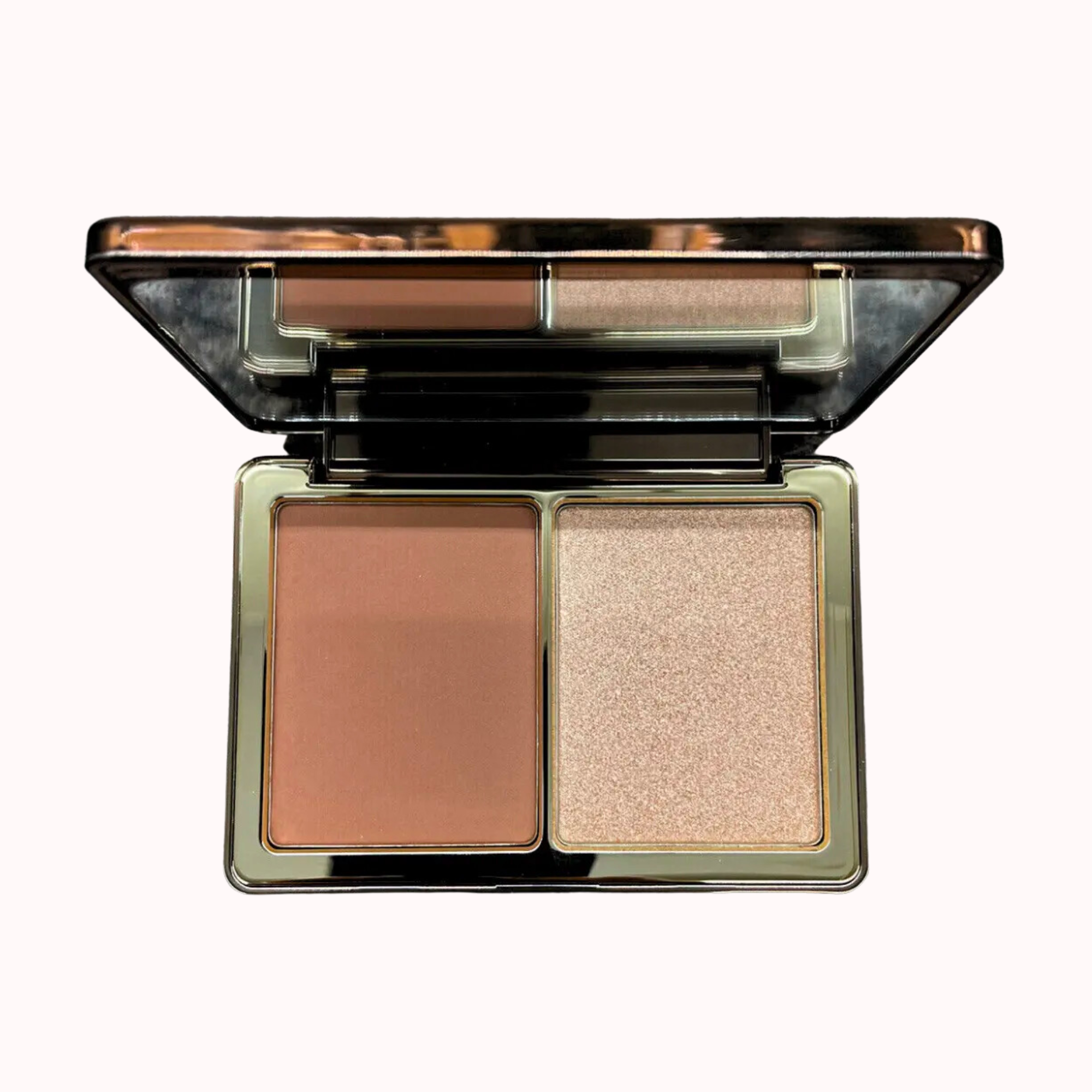 Alloy Cheek Duo in Super Glow + Blush & Bronze Powder