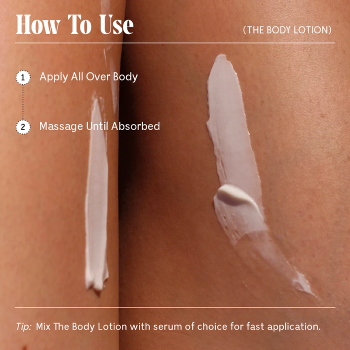 The Body Lotion - Firming Moisturizer With 5 Peptides and 2.5% Niacinamide 30mL