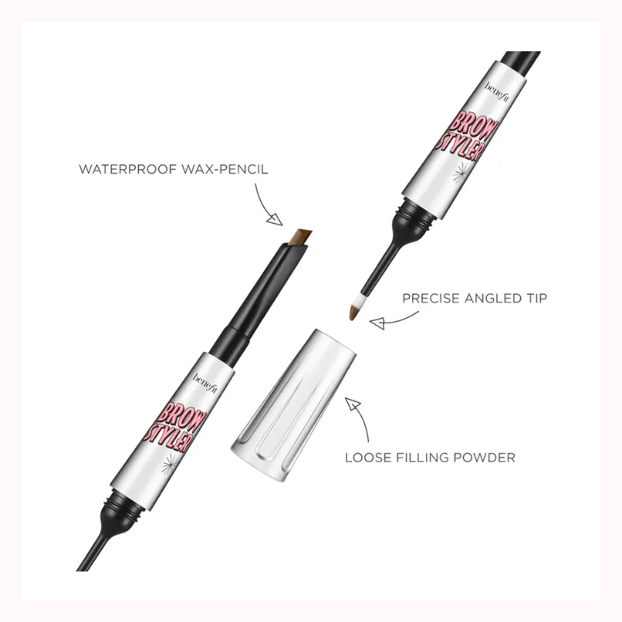 Brow Styler Multitasking Pencil & Powder For Brows