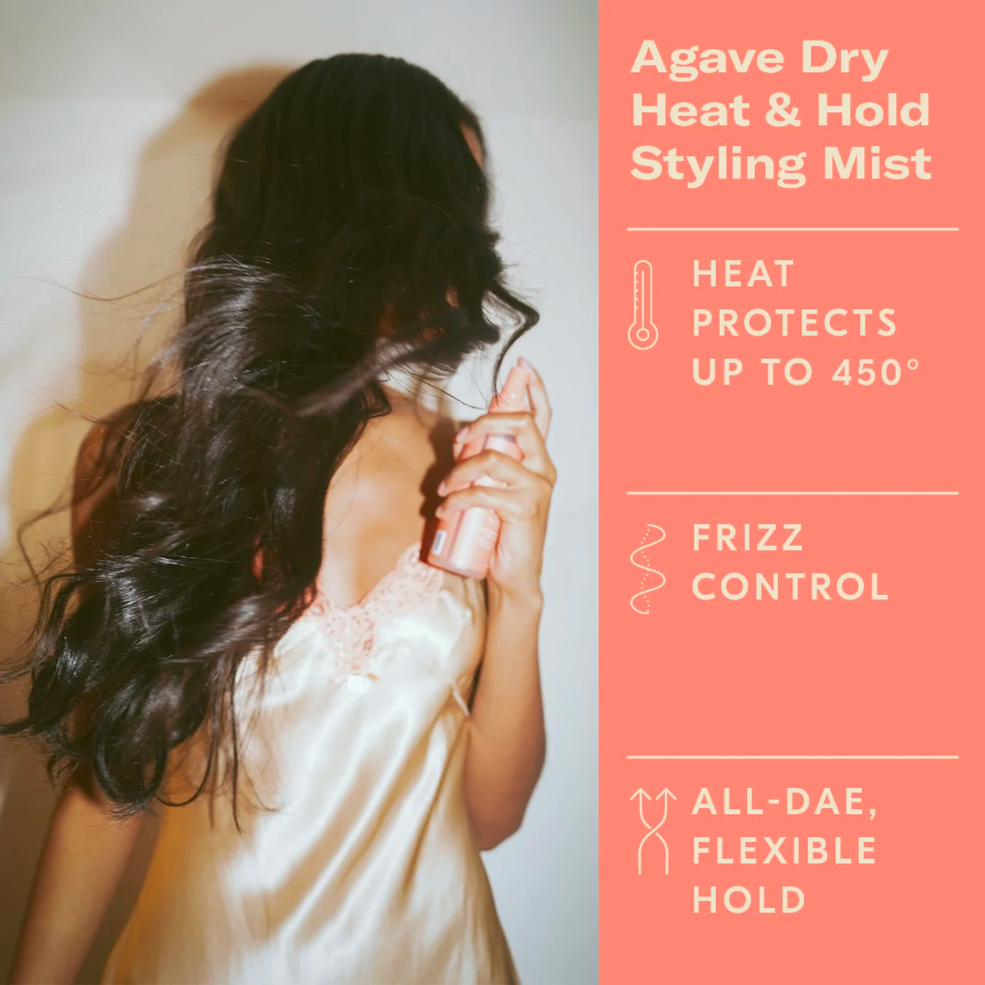 Agave Dry Heat Protection & Hold Styling Mist
