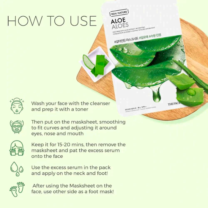 Real Nature Face Mask Aloe