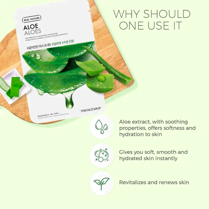 Real Nature Face Mask Aloe