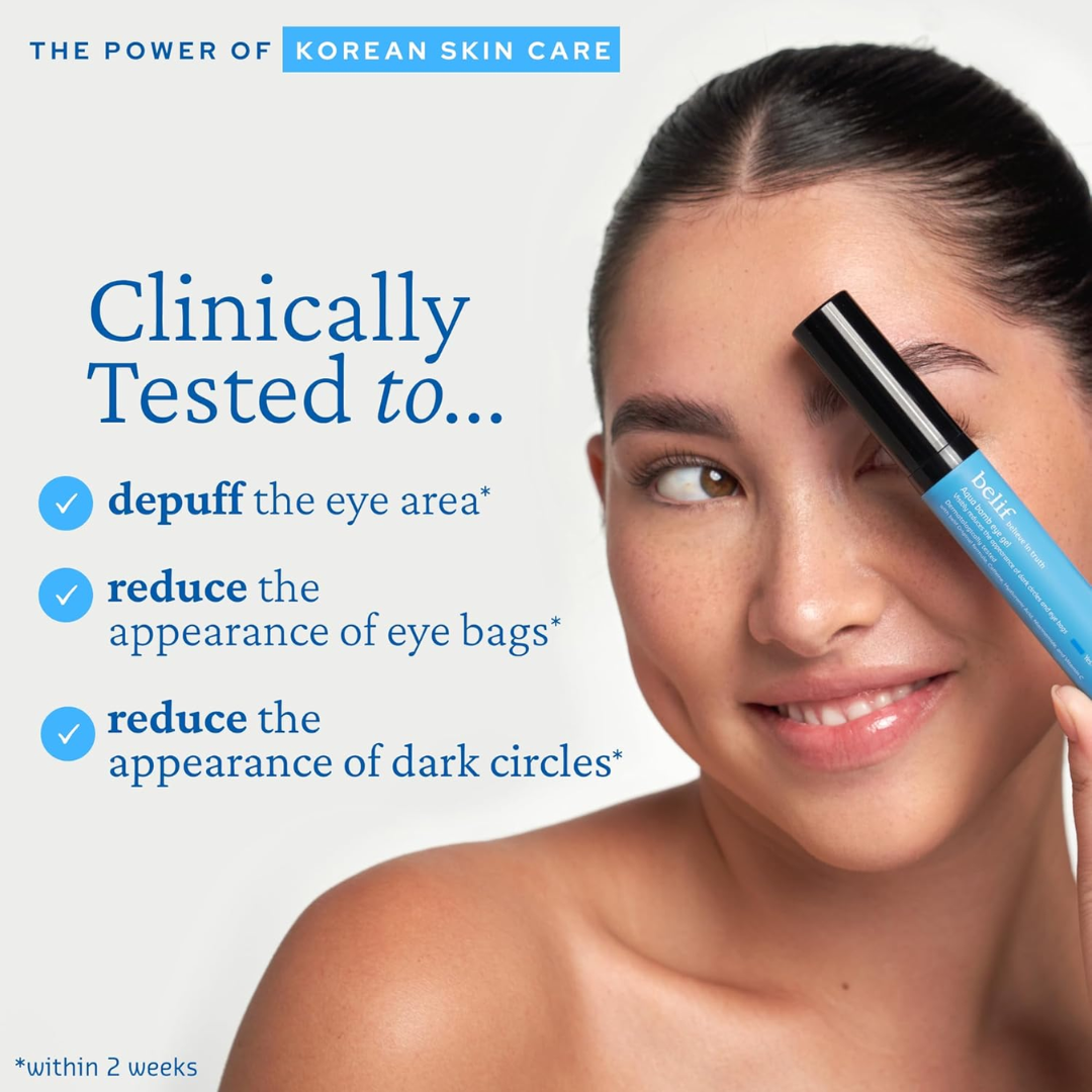Aqua Bomb Depuffing Eye Gel With Caffeine + Hyaluronic Acid
