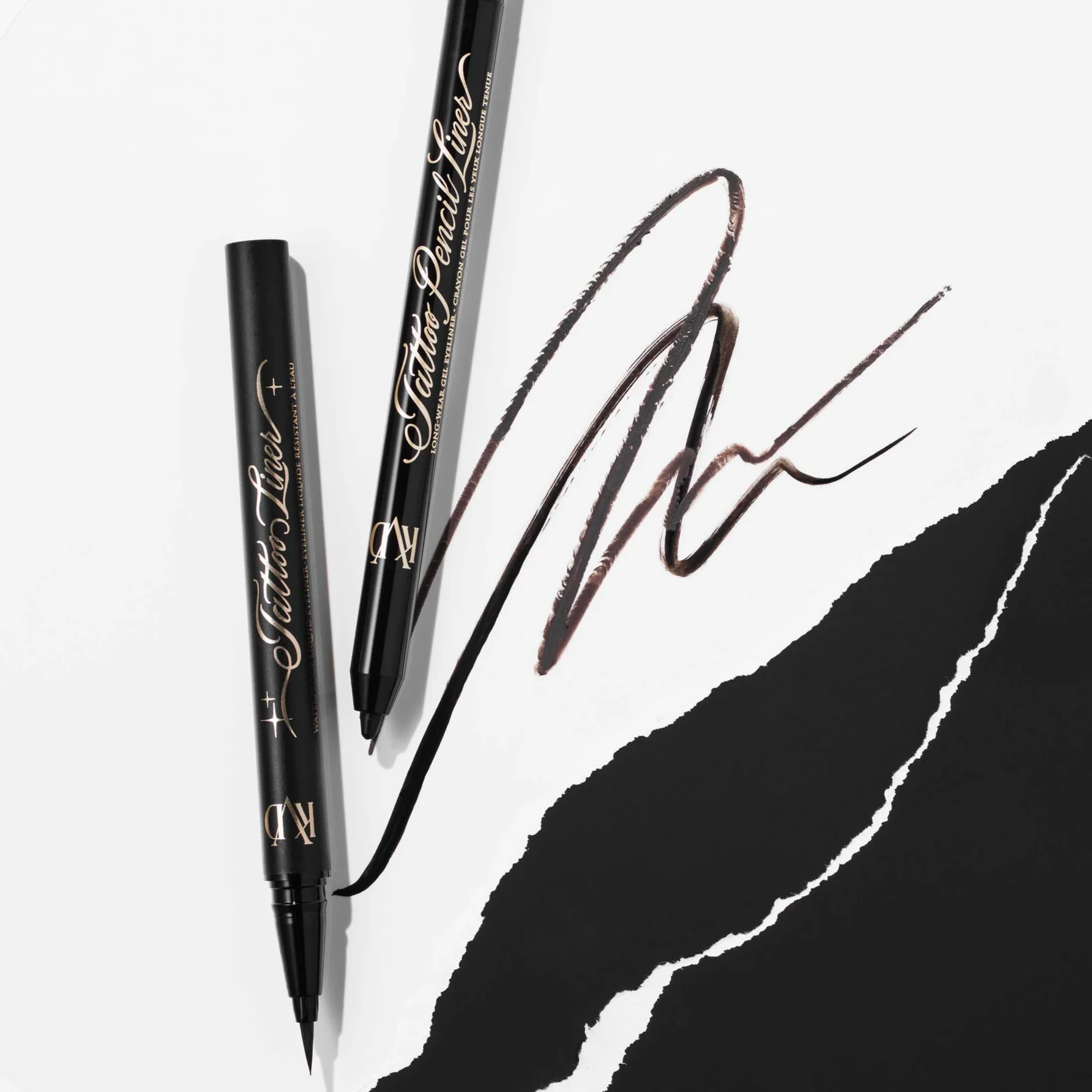 TATTOO PENCIL LINER WATERPROOF LONG-WEAR GEL EYELINER (Trooper Black)