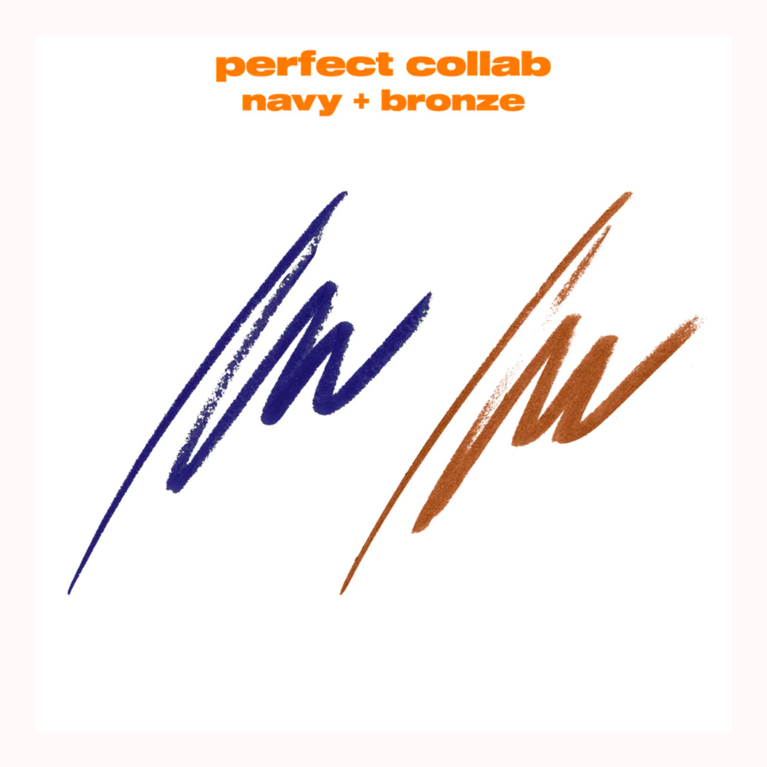 perfect collab eyeliner duo navy + bronze