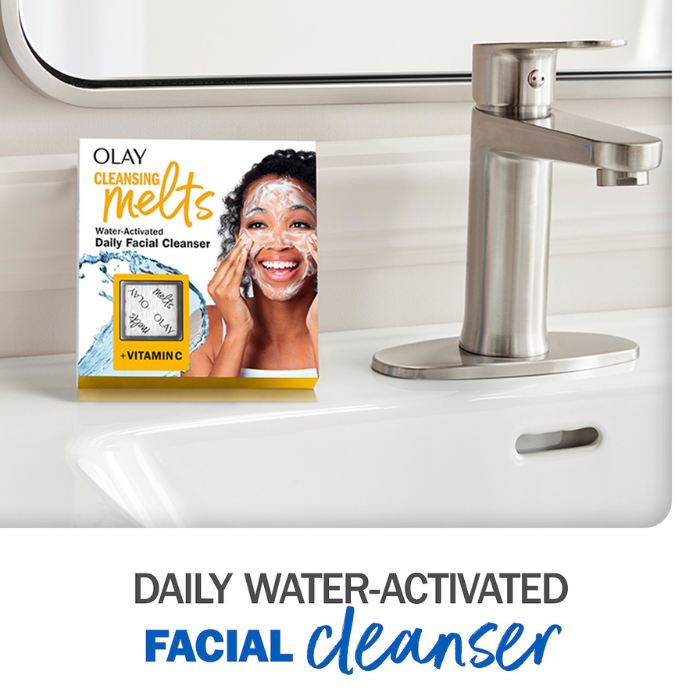 Limpiador facial diario activado por agua de 12 unidades