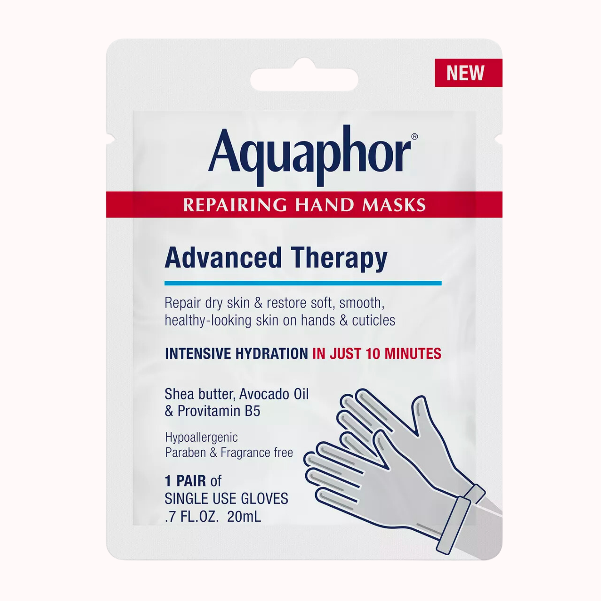 Aquaphor Advanced Therapy Repairing Hand Mask