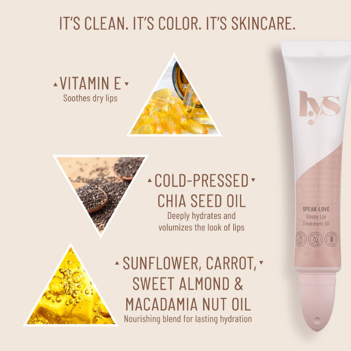 Duo De Aceites Para El Tratamiento De Labios Con Brillo De Lys Beauty (og - Lovable)