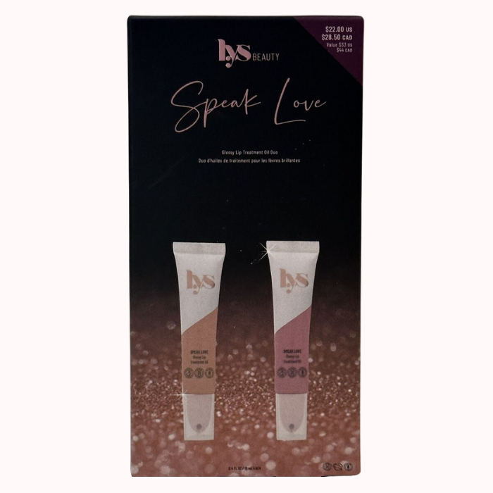 Duo De Aceites Para El Tratamiento De Labios Con Brillo De Lys Beauty (og - Lovable)