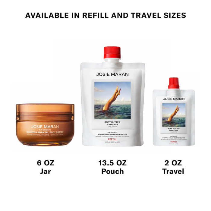 Mini Topless Tangerine - Whipped Argan Oil Refillable Firming Body Butter