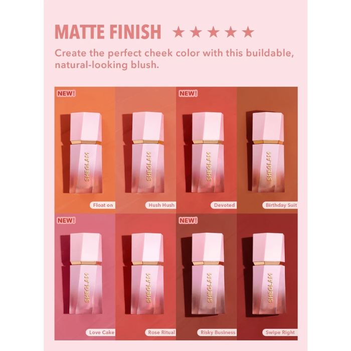 Color Bloom Liquid Blush Matte Finish-Love Cake