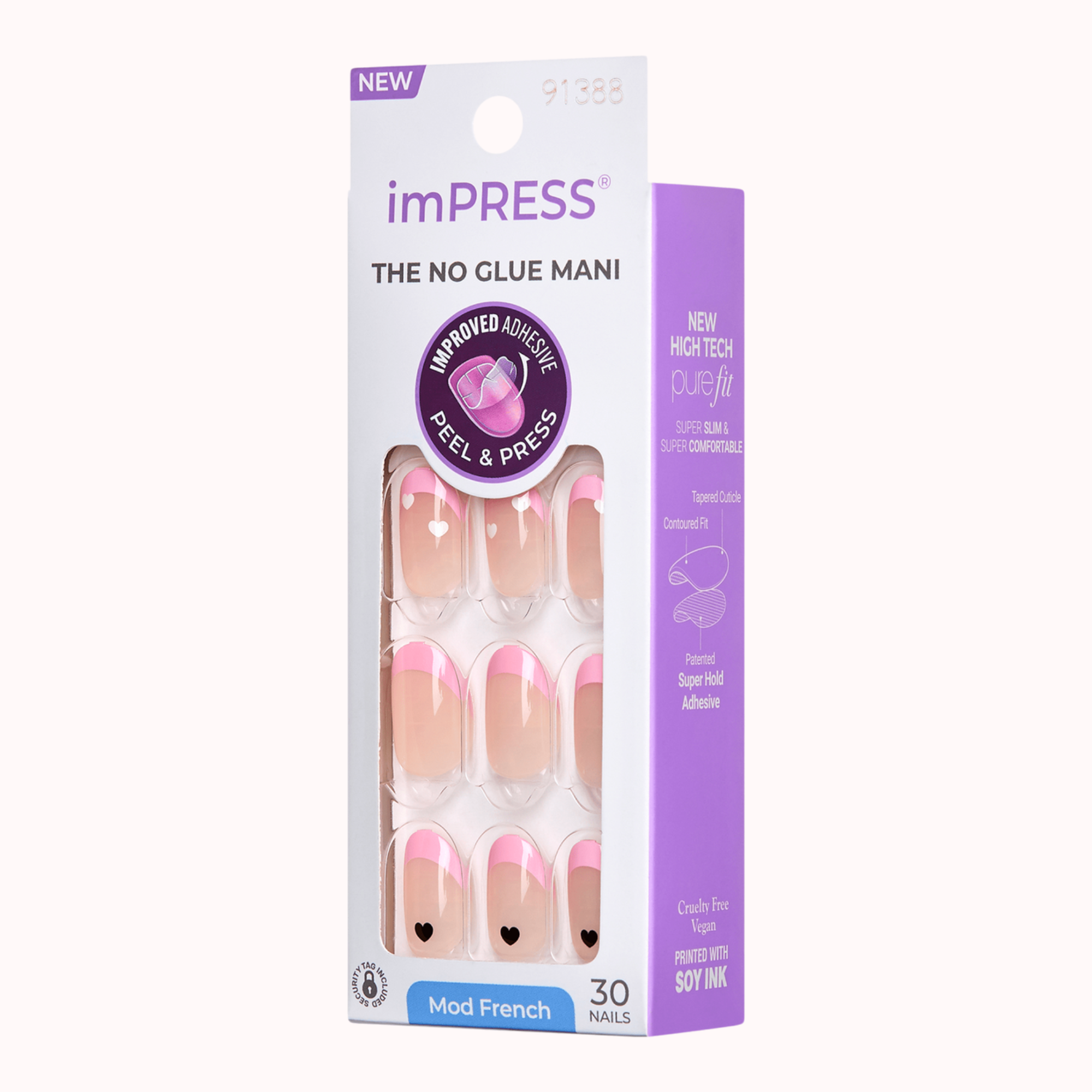 imPRESS Design Short Press-On Manicure Nails