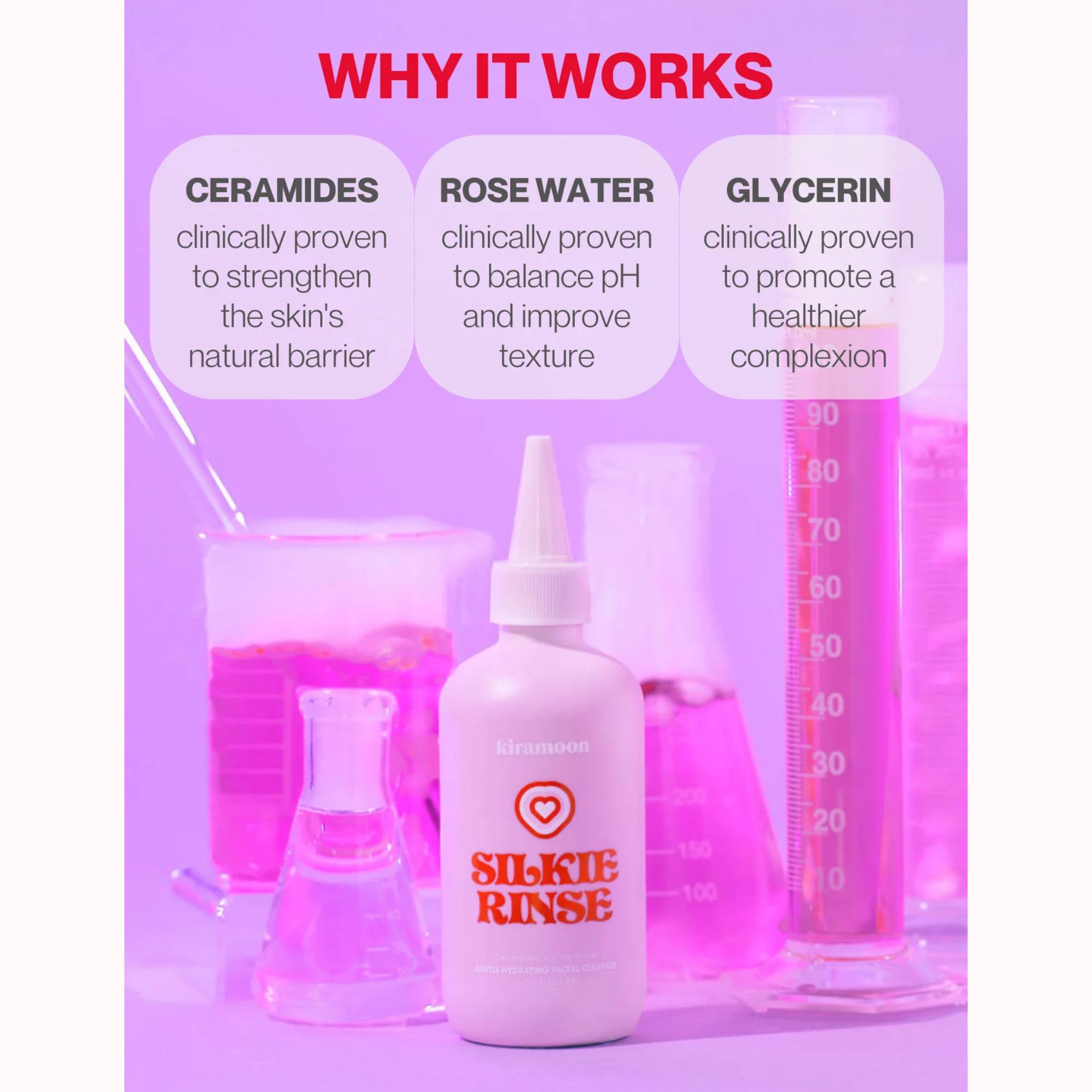 Silkie Rinse Gentle Hydrating Ceramide Cleanser