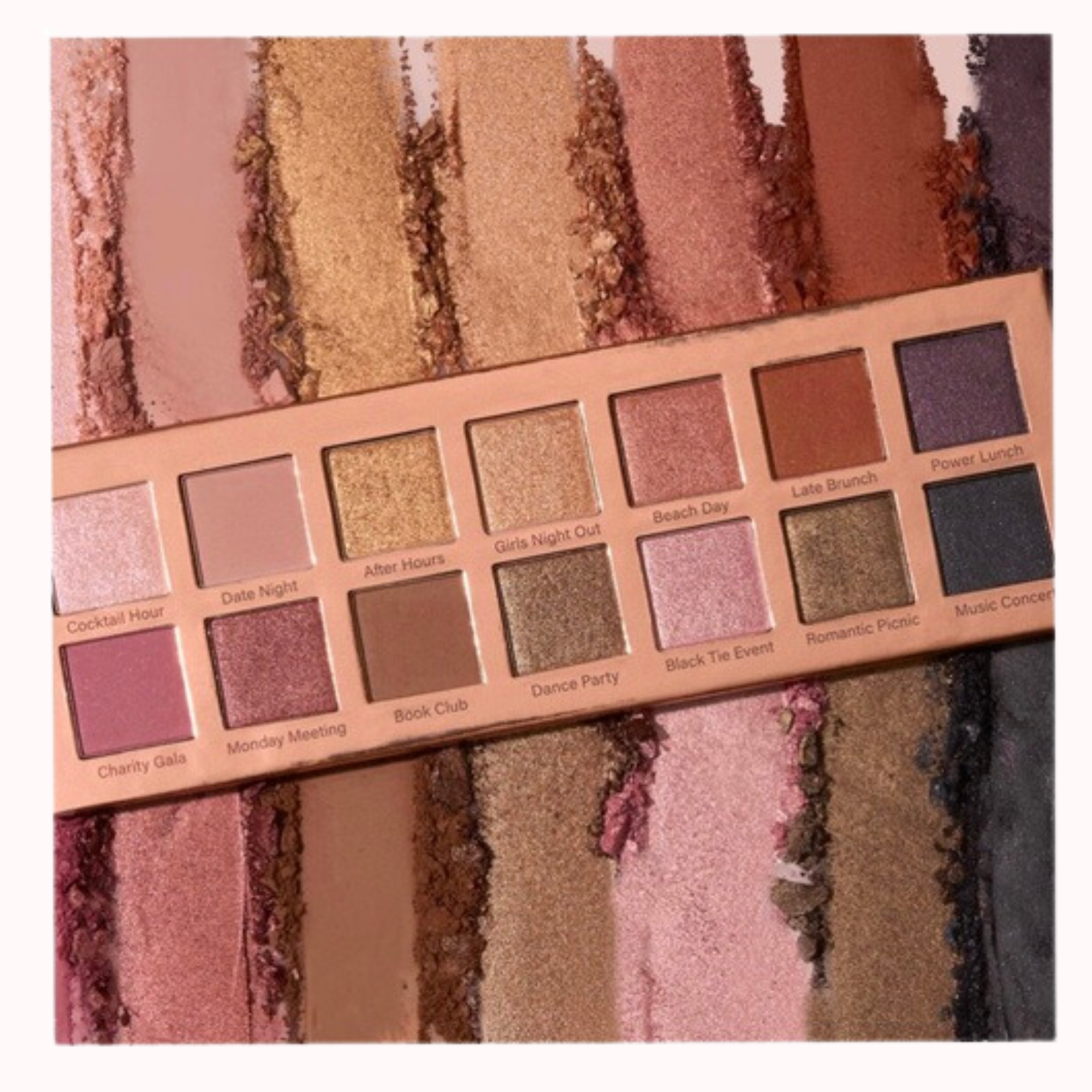 Mally Best Dressed Lids Neutrals & Bolds 14 sombras de ojos mate y brillantes