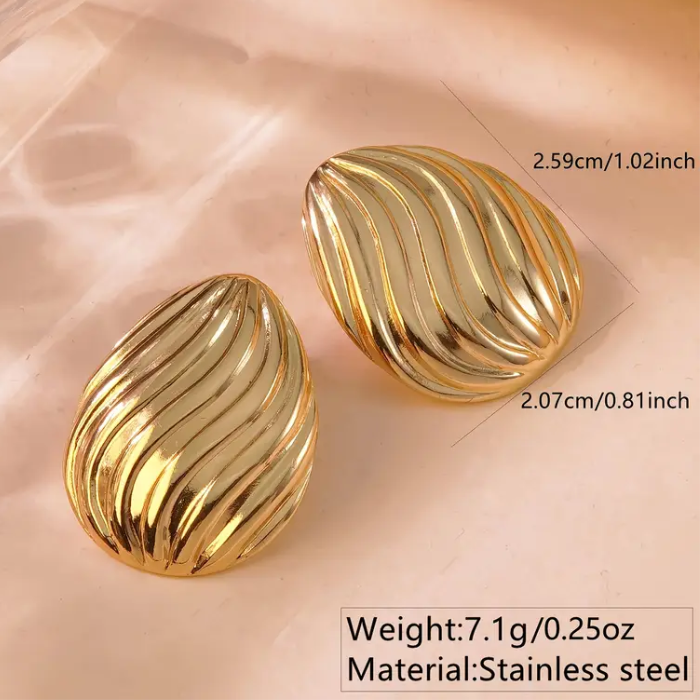 Aretes Mar Acero Inoxidable 304