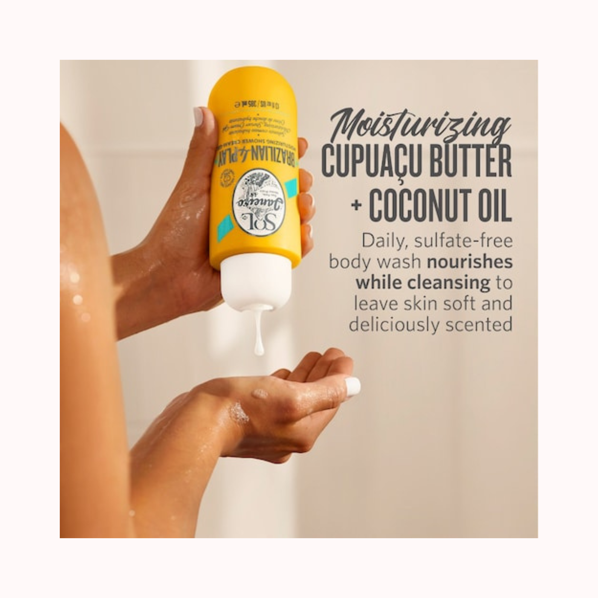 Brazilian 4 Play Moisturizing Shower Cream-Gel