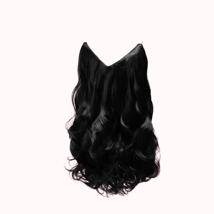 Extensiones De Cabello Natural Remy Halo 14"-16" (35.56 Cm - 40.64 Cm)