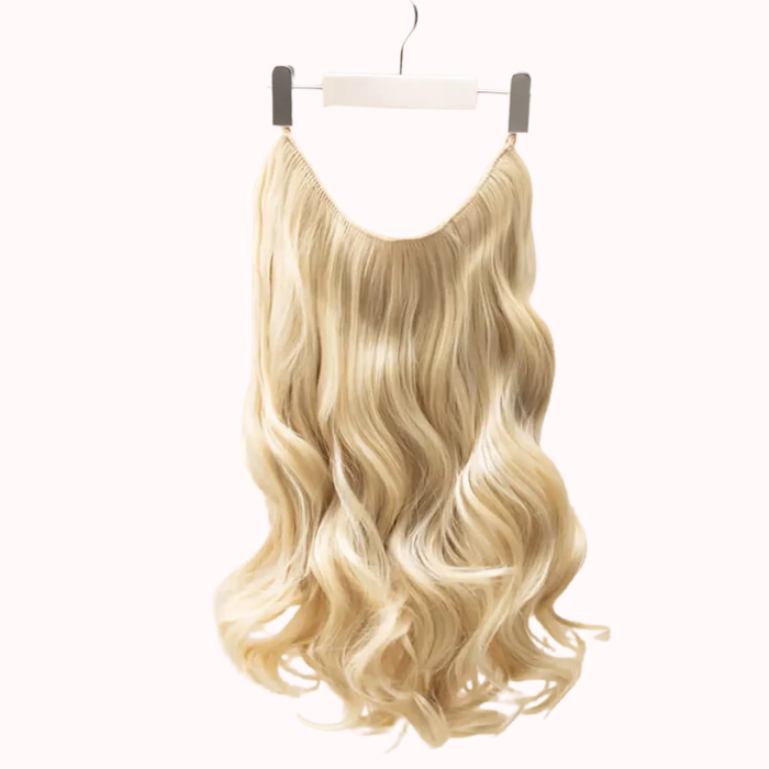 Extensiones De Cabello Natural Remy Halo 14"-16" (35.56 Cm - 40.64 Cm)