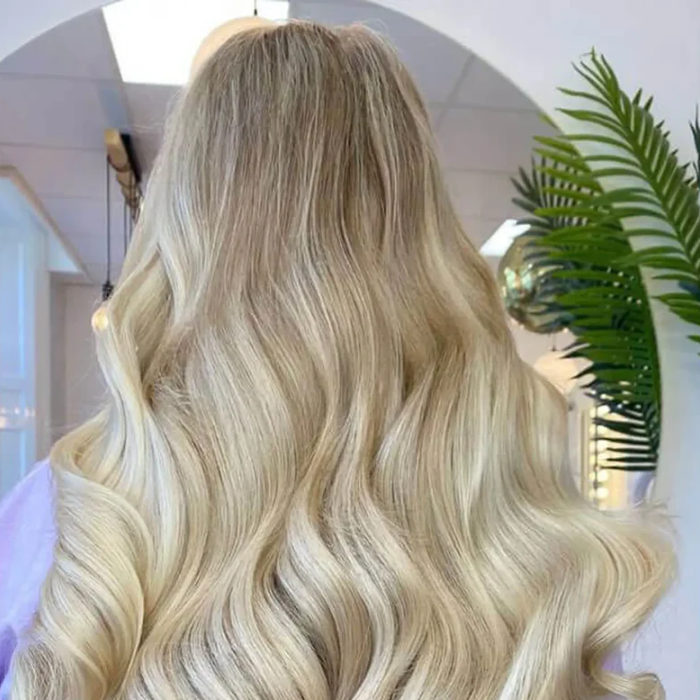Extensiones De Cabello Natural Remy Halo 14"-16" (35.56 Cm - 40.64 Cm)