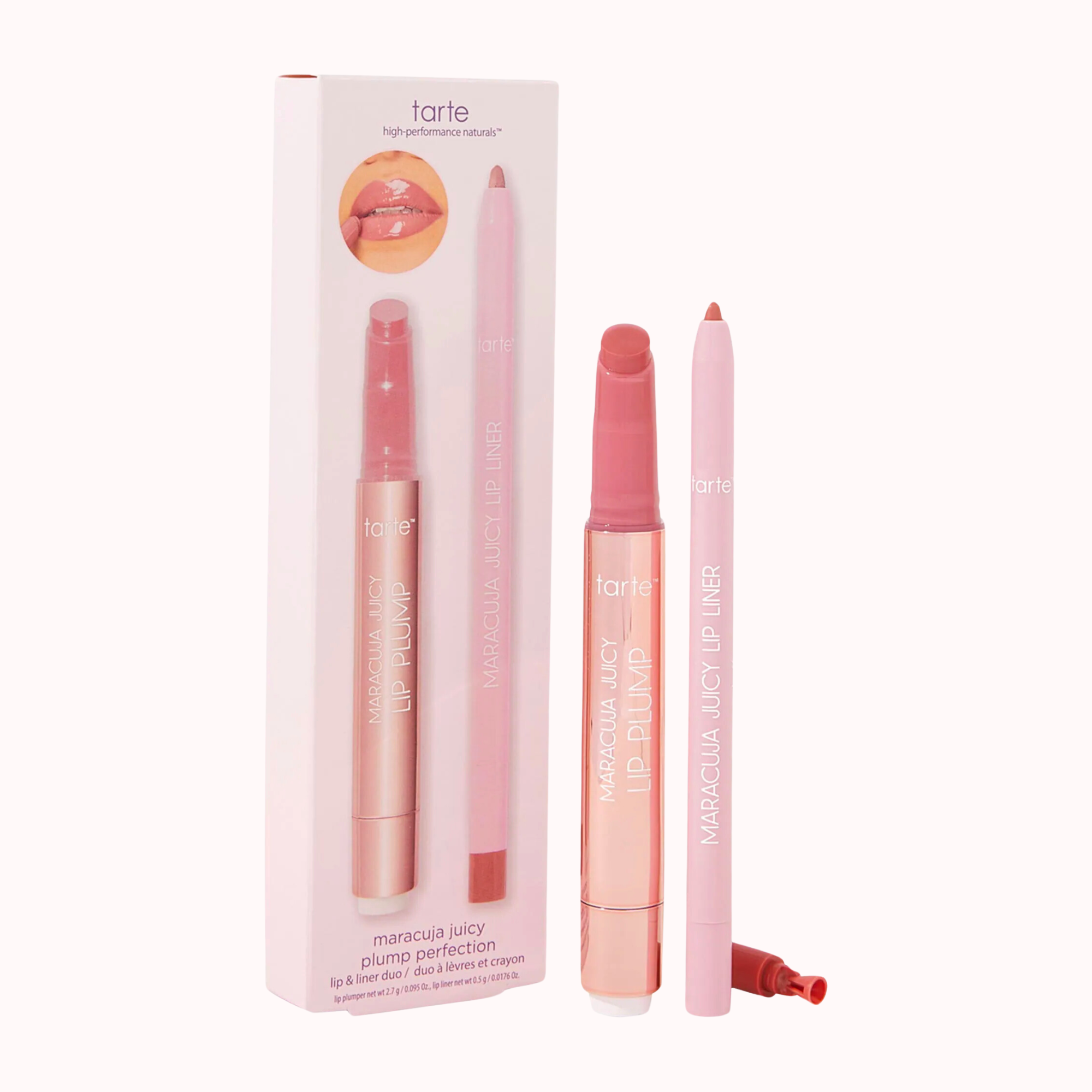 tarte maracuja juicy plump perfection lip & liner duo