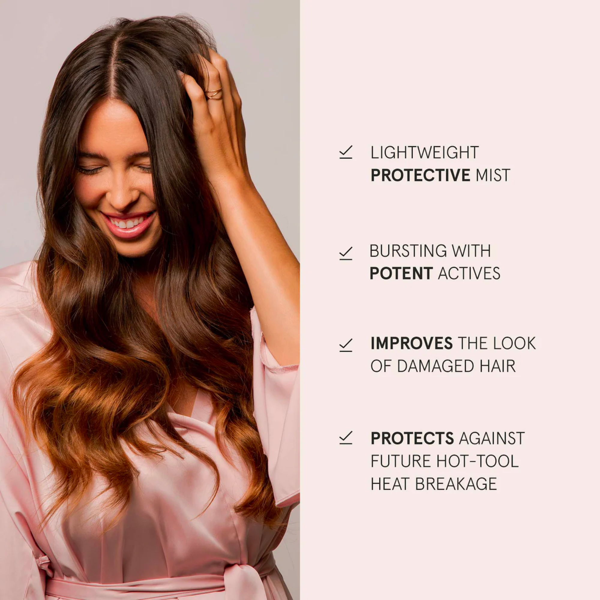 Thermal & Heat Protectant Spray with Aloe + Rosemary