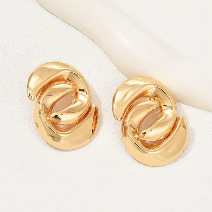 Aretes S Chapado En Oro De 14 Quilates