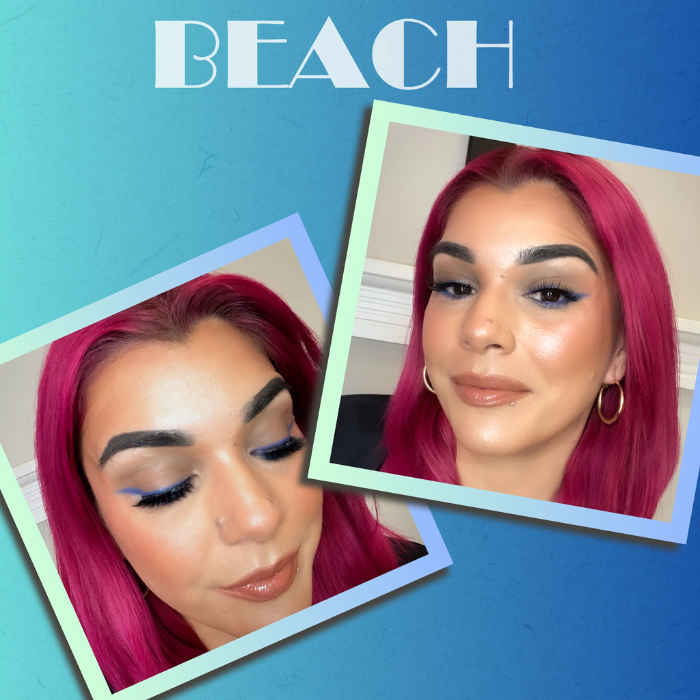 Dat Gel Eyeliner Tho in Beach - Delineador azul a prueba de agua con difuminador