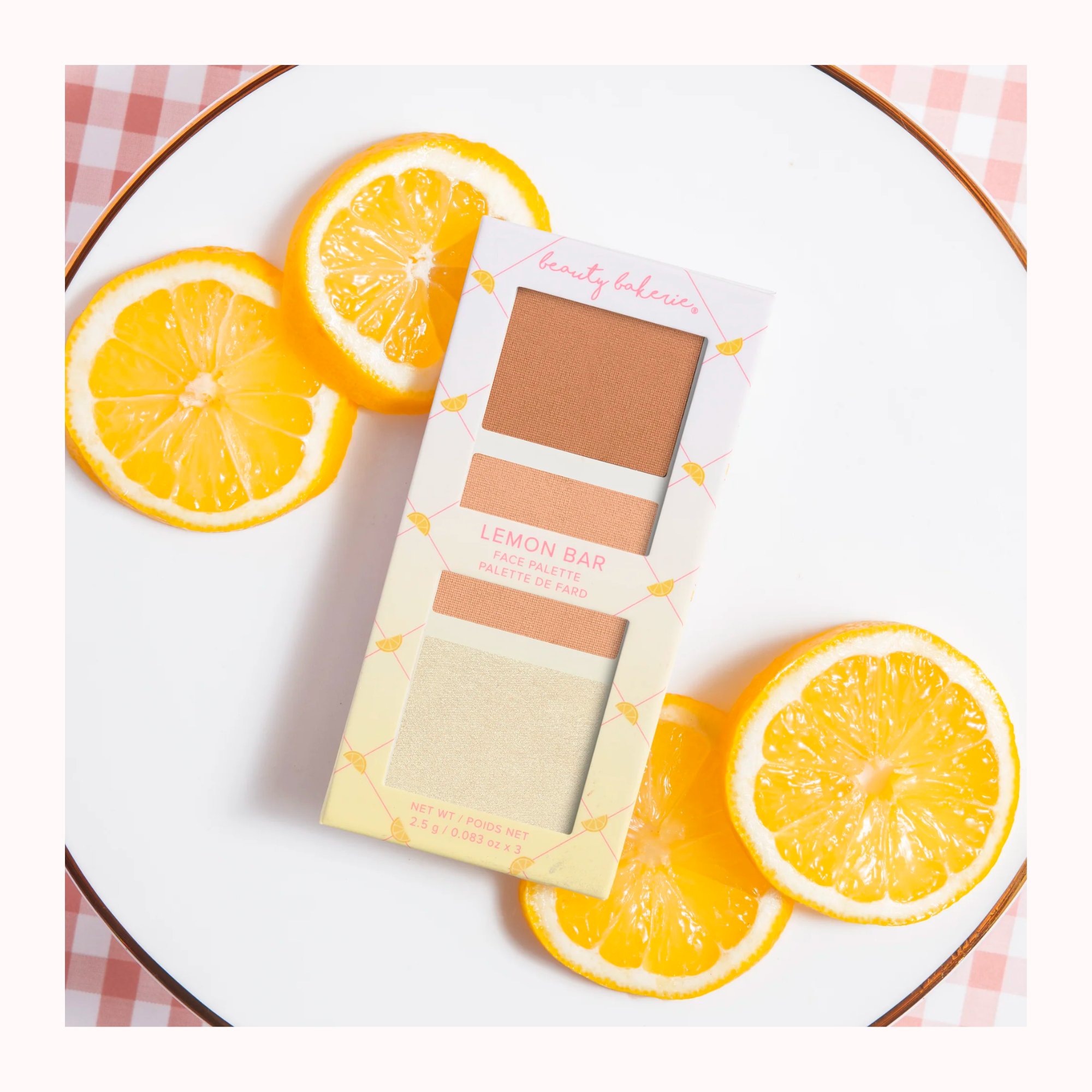 Lemon Bar Face Palette - Contour, Bronzer y Highlighter