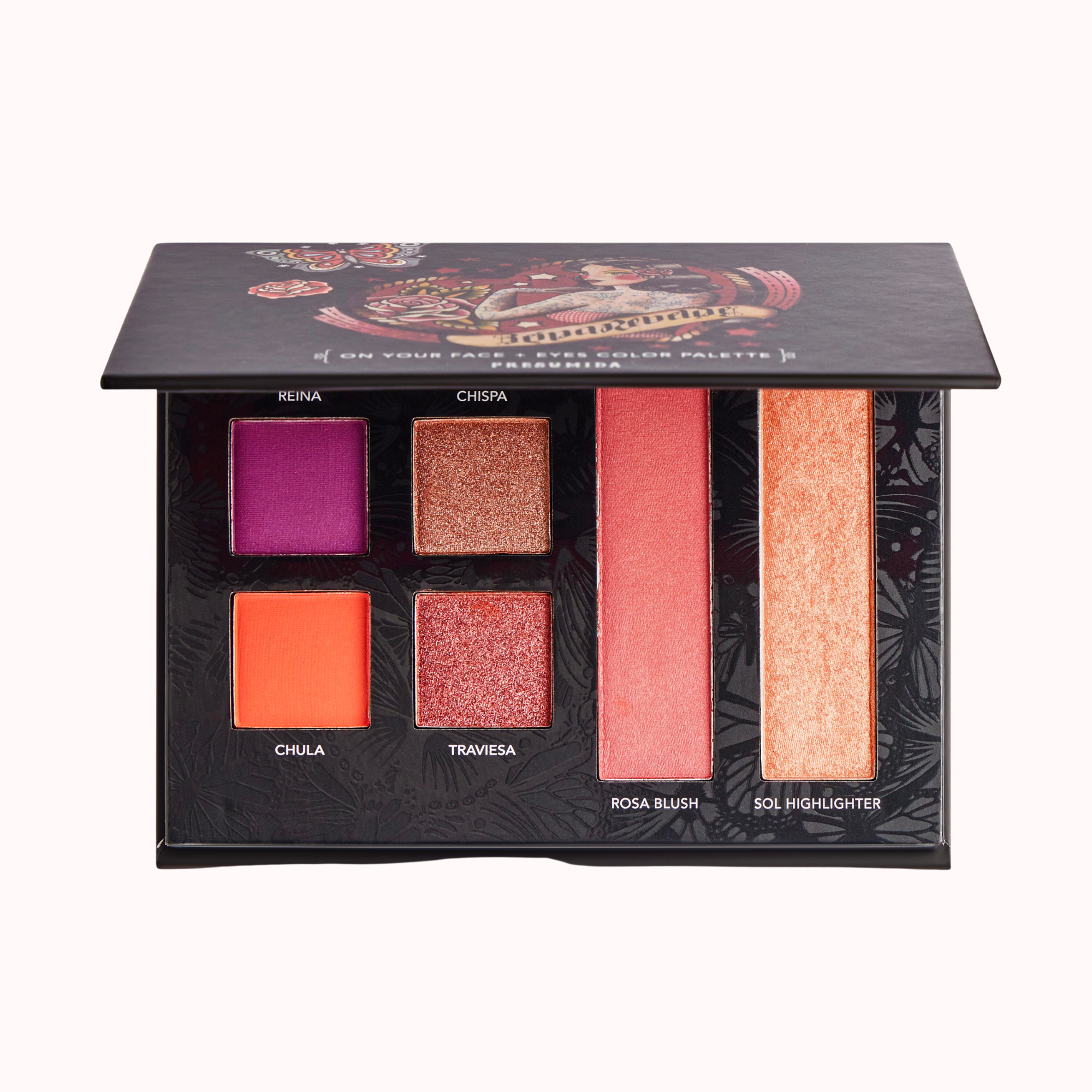 On Your Face + Eyes Color Palette