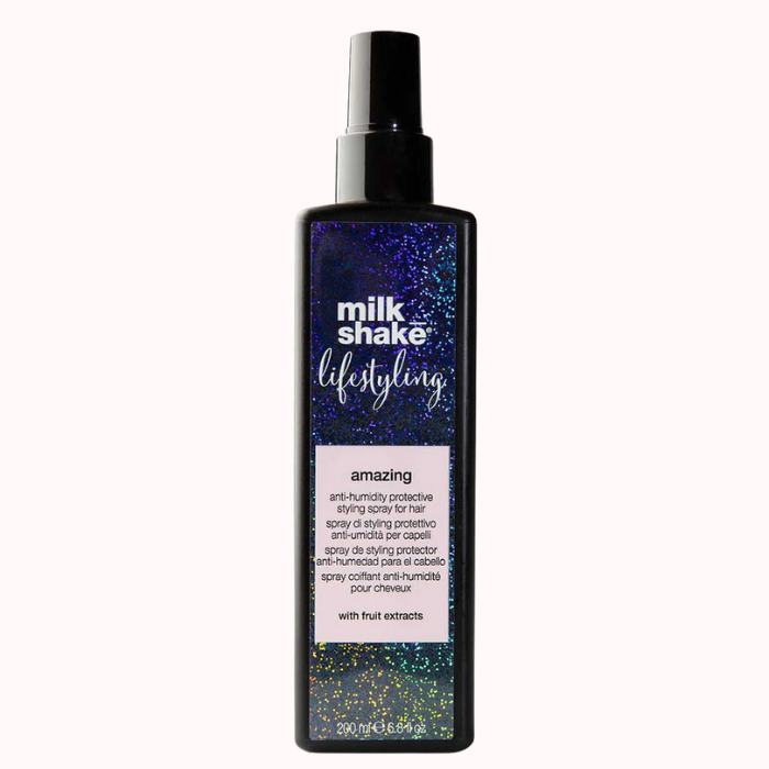 milk shake® lifestyling amazing, spray protector antifrizz, protector térmico y brillo