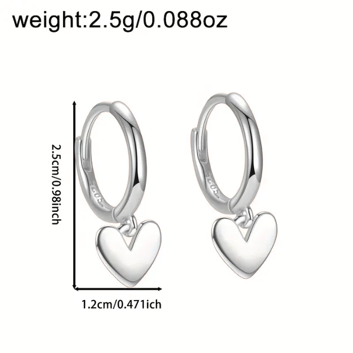 Aretes De Plata 925 Love