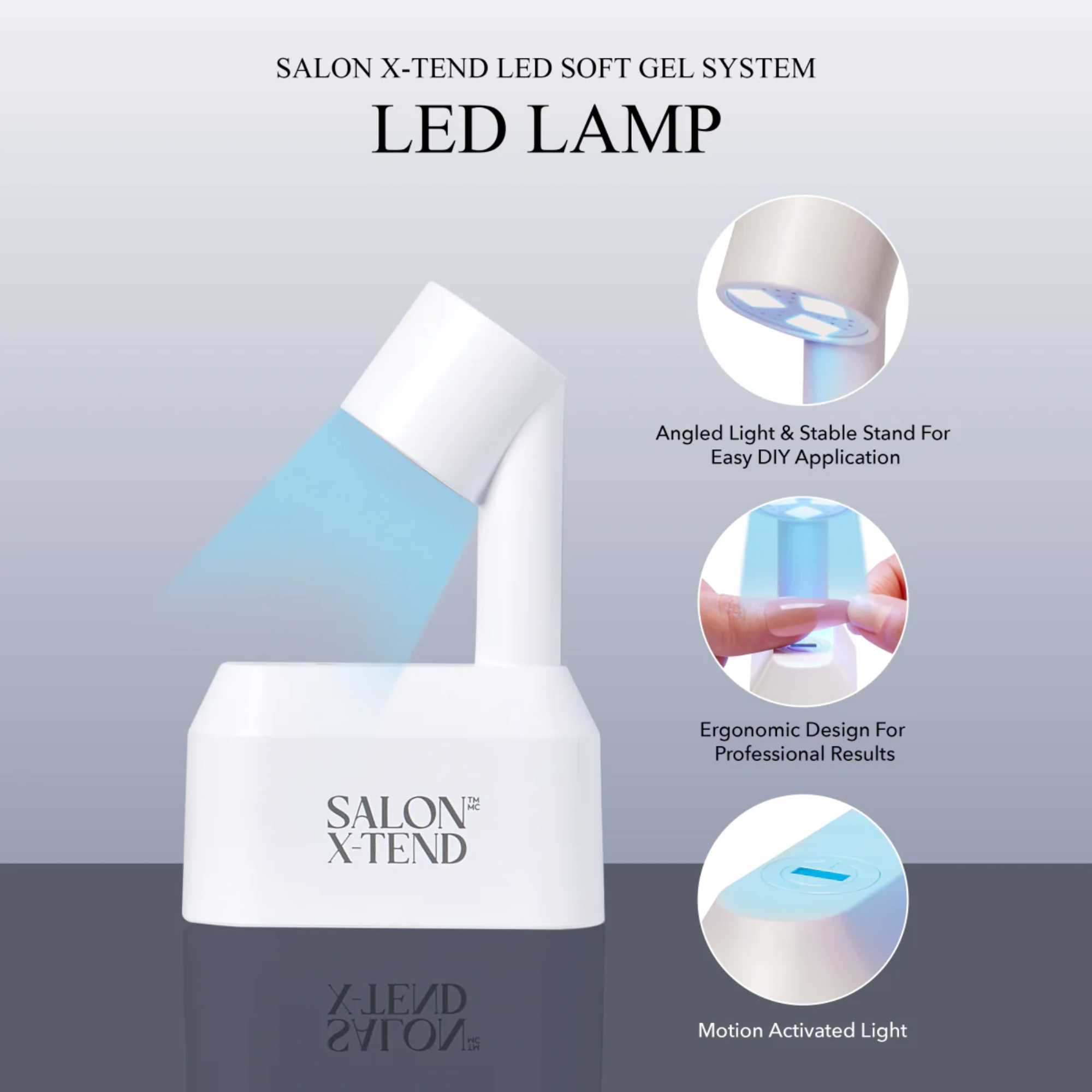 SALON X-TEND LED SOFT GEL SYSTEM STARTER KIT Tone