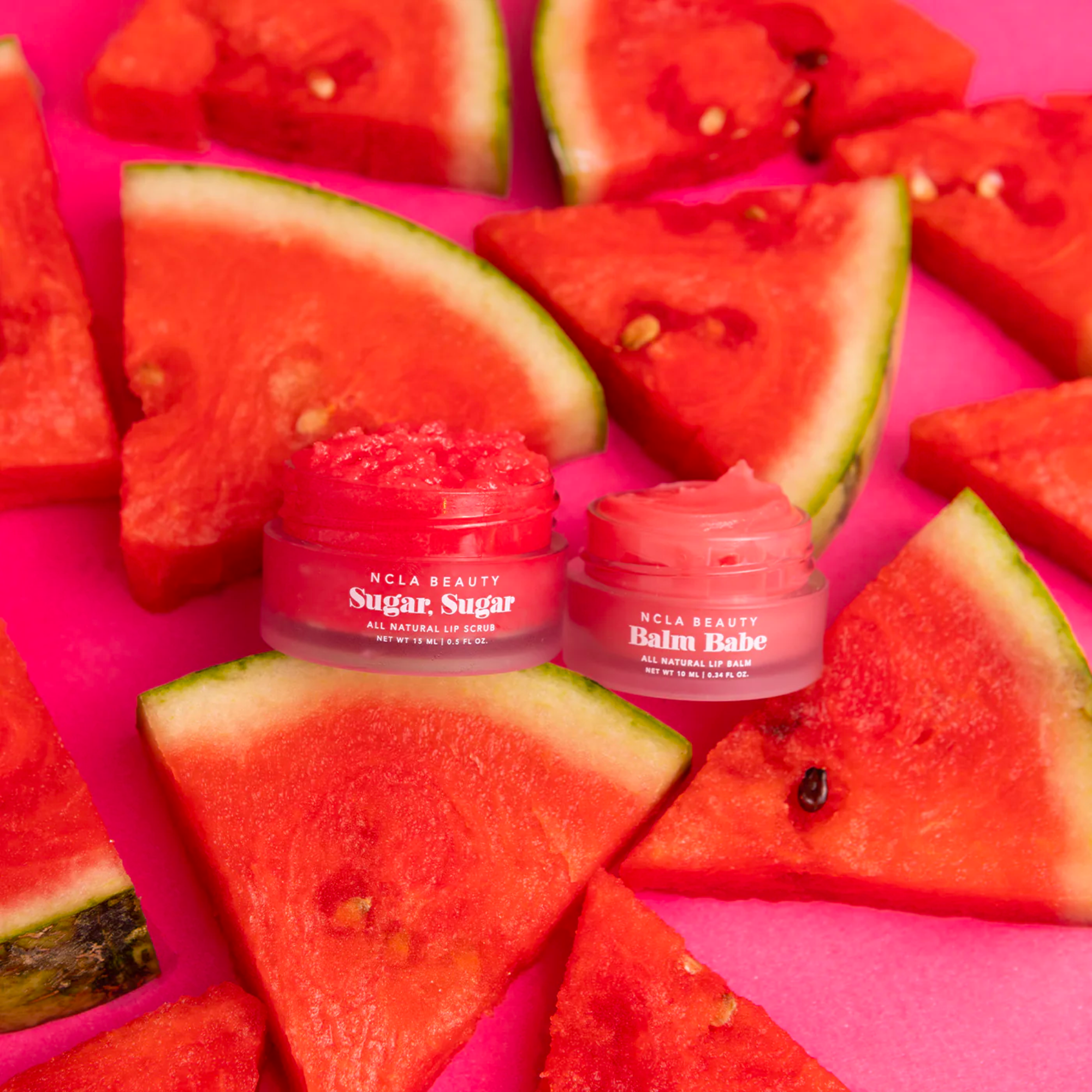 WATERMELON LIP CARE DUO + LIP SCRUBBER