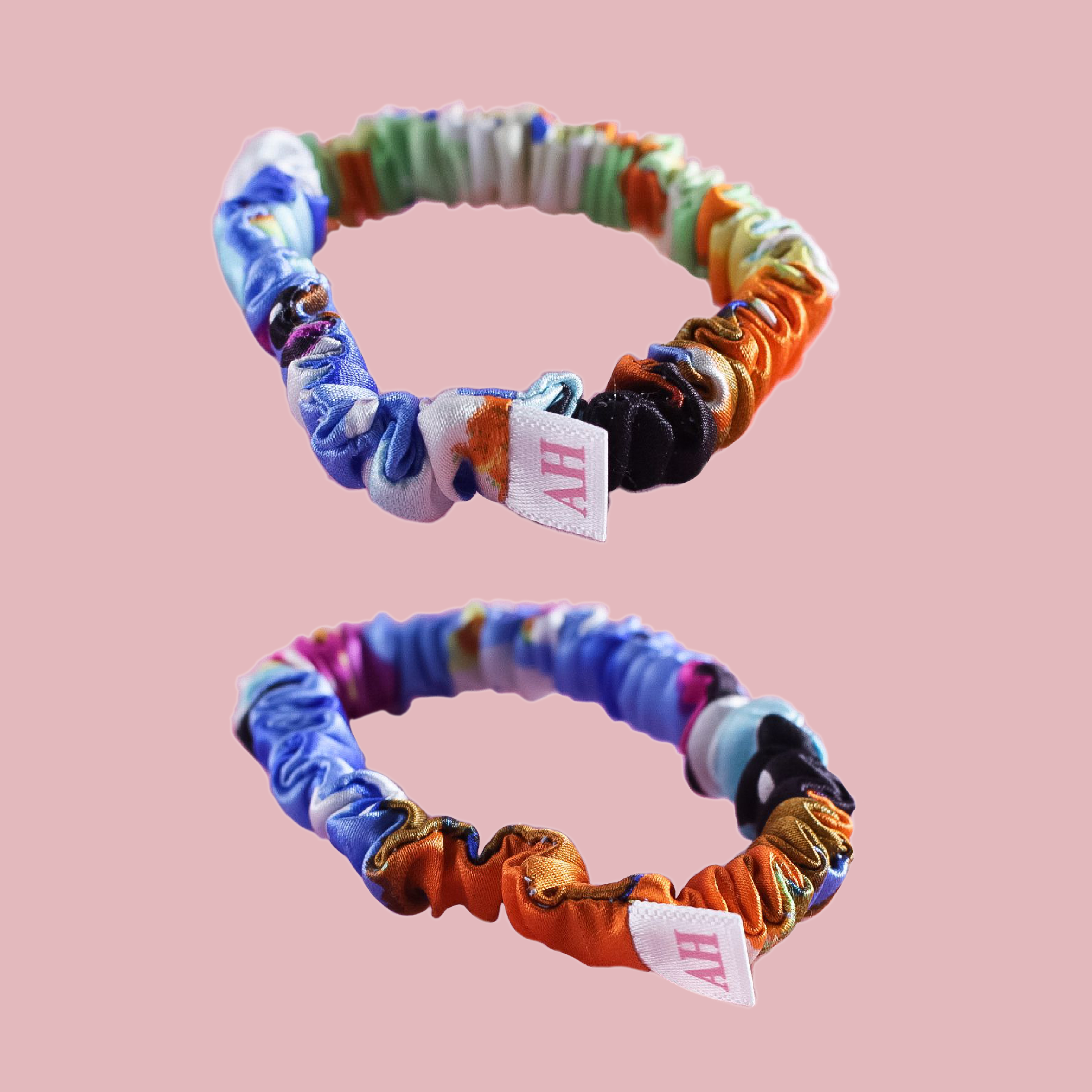POSH SILK SCRUNCHIES PETITE