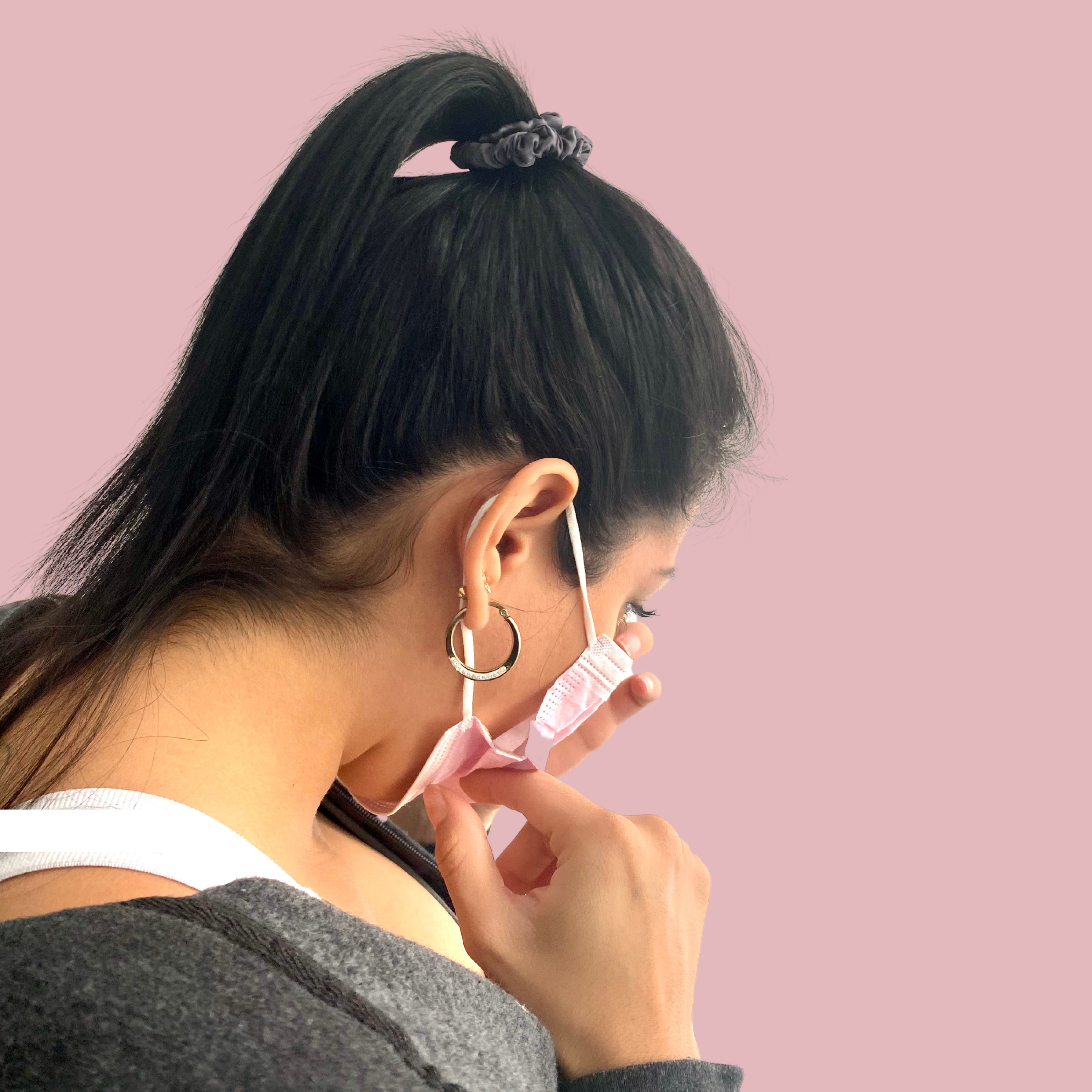 POSH SILK SCRUNCHIES PETITE