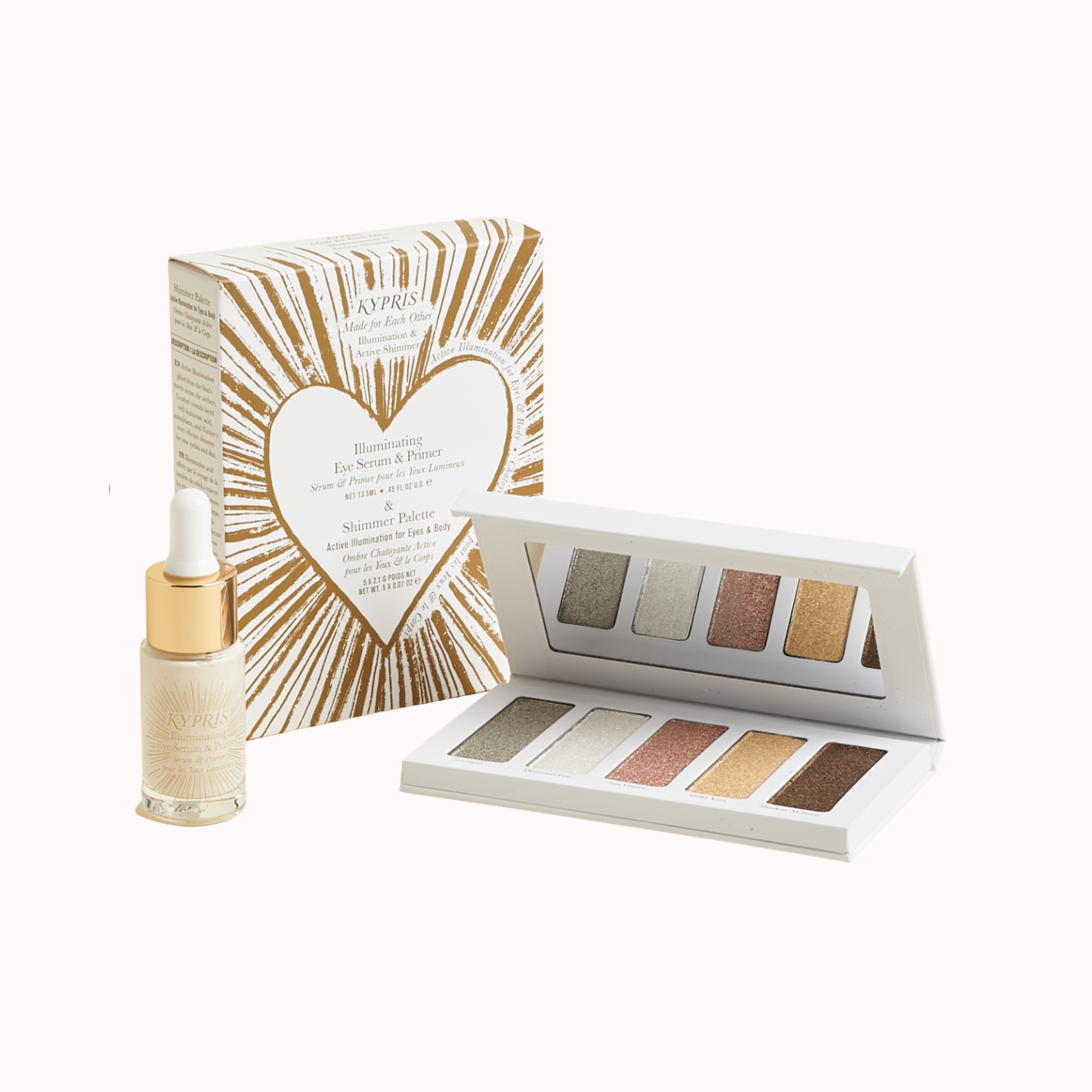 ILLUMINATING EYE SERUM & PRIMER + SHIMMER PALETTE SET
