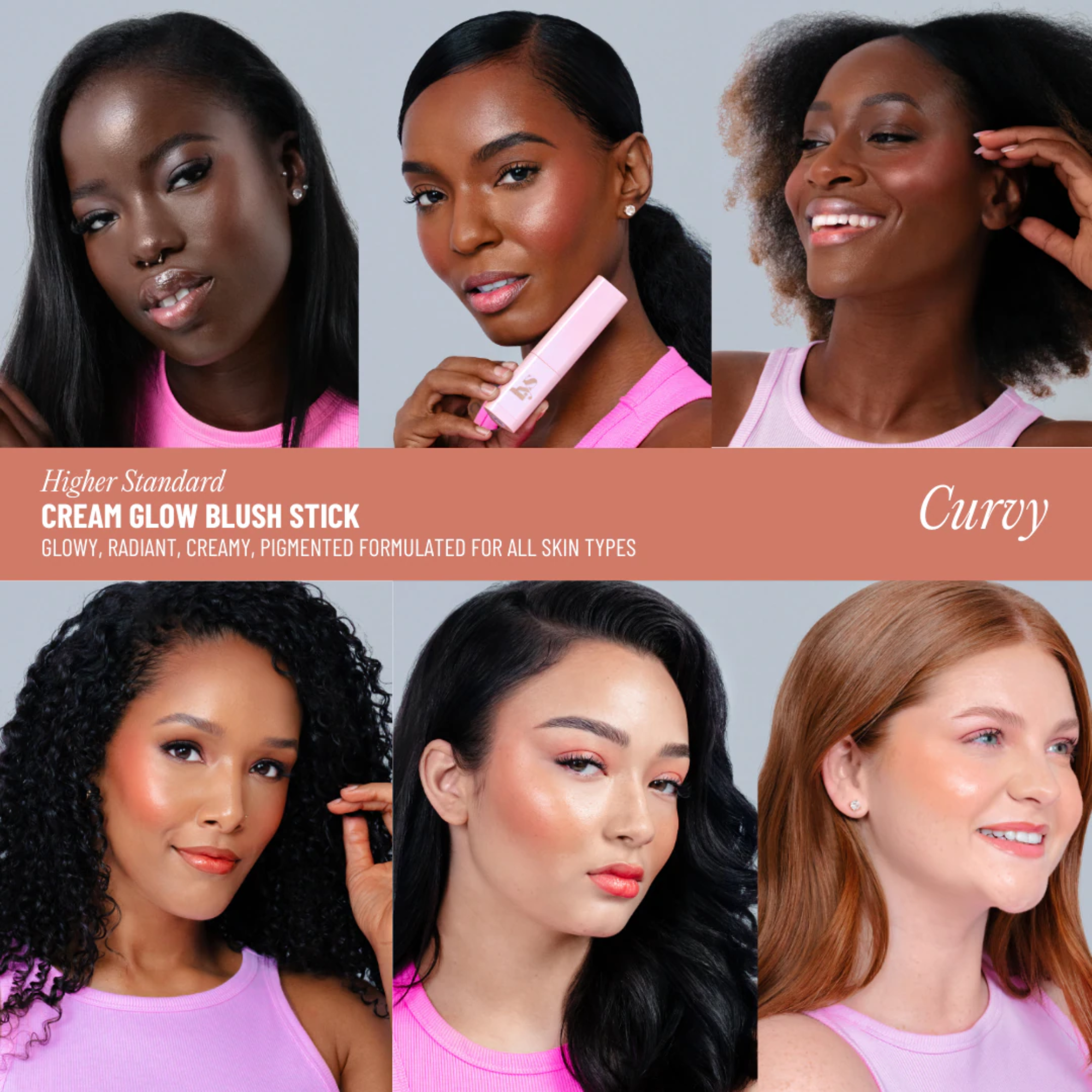 Higher Standard Cream Glow Blush Sticks