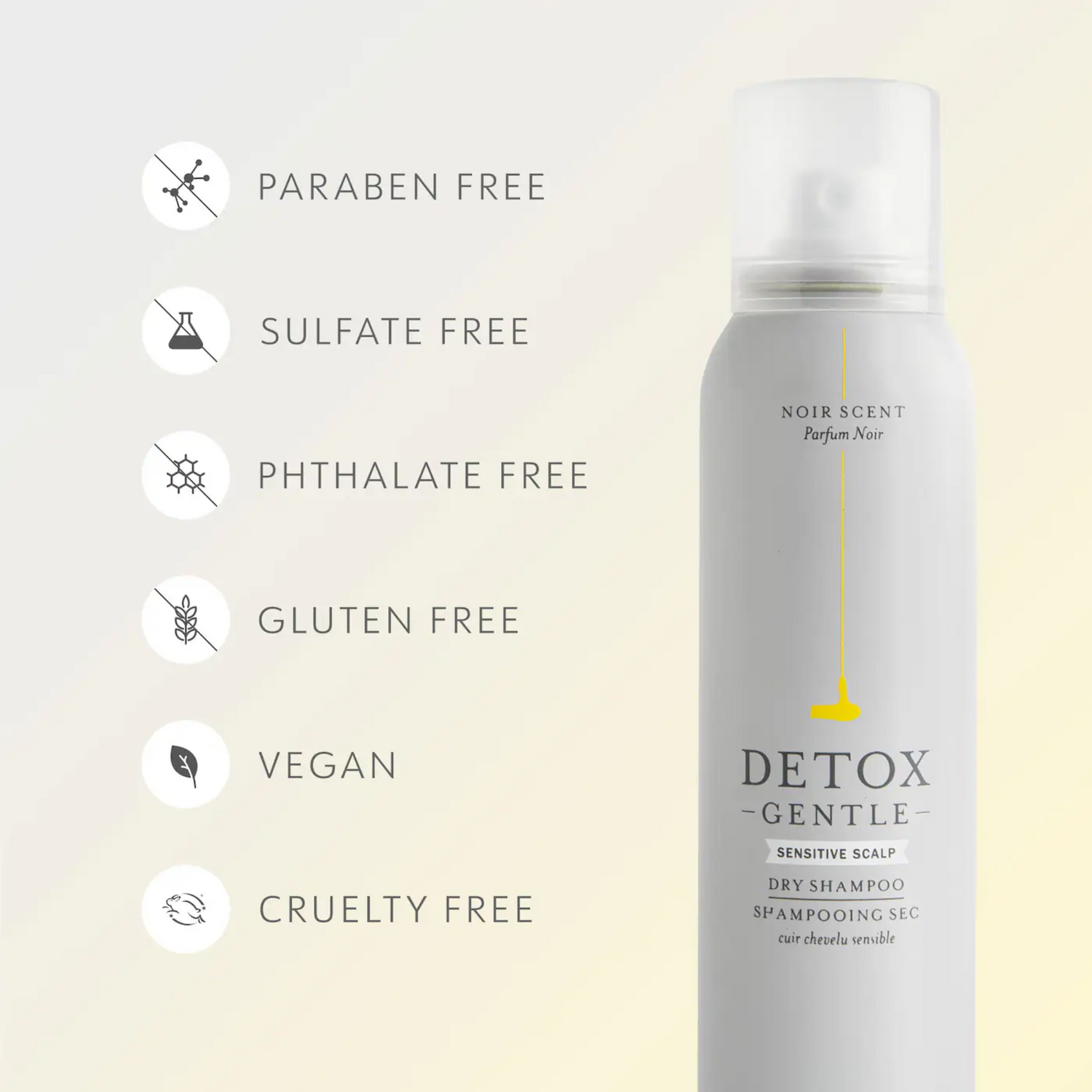 Detox Gentle Dry Shampoo Sensitive Scalp