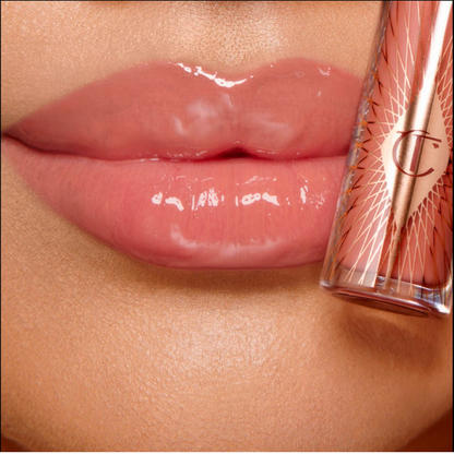 Mini Glossy Pink Lip Gloss + Lip Liner Set (Pillow Talk)