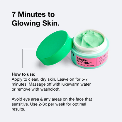 GREEN MACHINE insta-glo resurfacing acid mask