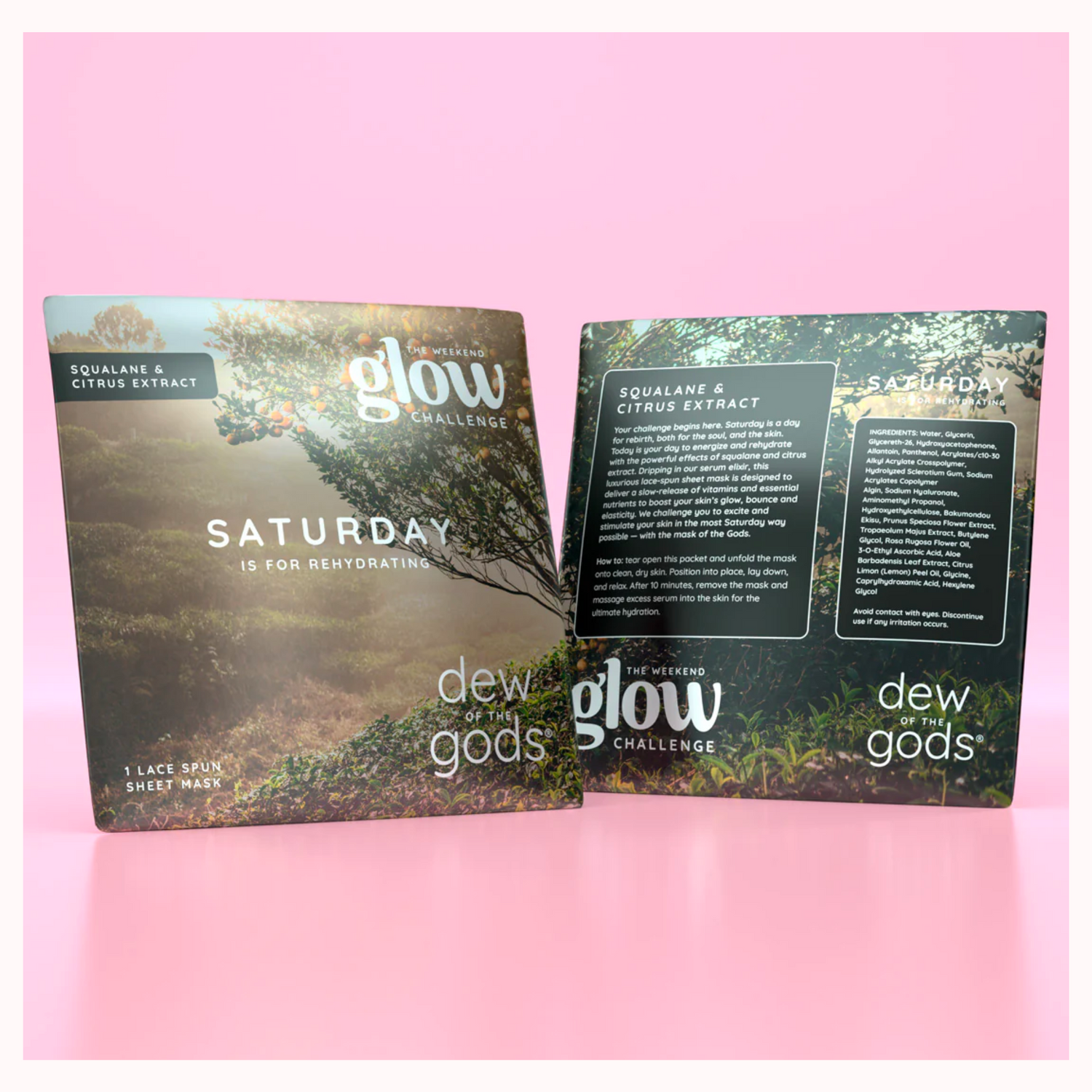 The Weekend Glow Challenge Sheet Masks